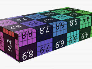 Shipping Bottle Box Closed 3D Model