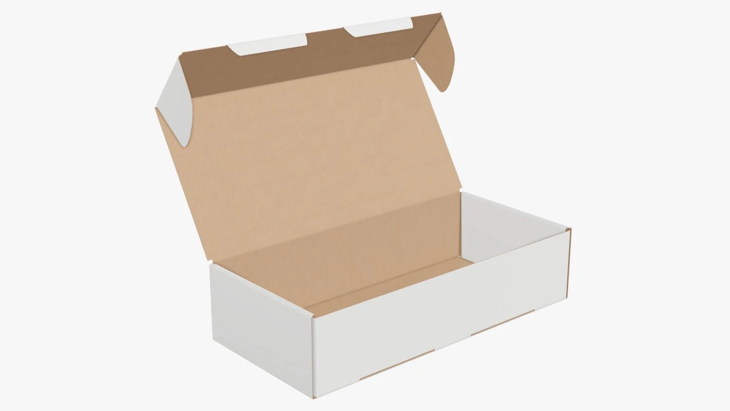 Shipping Bottle Box Opened 3D Model .c4d .max .obj .3ds .fbx .stl .blend 