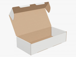 Shipping Bottle Box Opened Modelo 3D