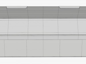 Shipping Bottle Box Tall Opened Modelo 3D