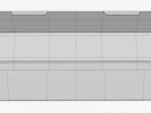 Shipping Bottle Box Tall Opened 3D Model