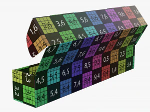 Shipping Bottle Box Tall Opened 3D Model
