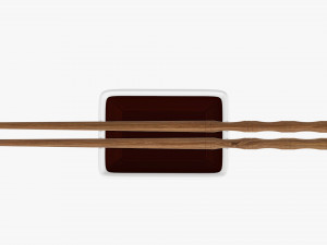Soy Sauce In Bowl And Chopsticks Modelo 3D