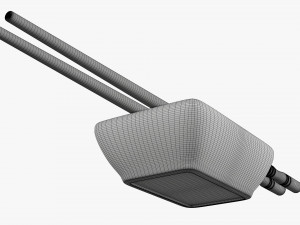 Soy Sauce In Bowl And Chopsticks Modelo 3D