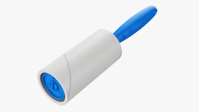 Sticky Paper Lint Roller Modelo 3D .c4d .max .obj .3ds .fbx .stl .blend 