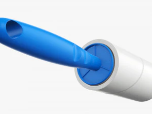 Sticky Paper Lint Roller 3D Model