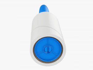 Sticky Paper Lint Roller 3D Model