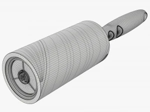 Sticky Paper Lint Roller 3D Model