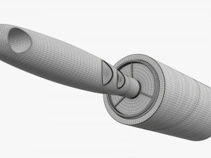 Sticky Paper Lint Roller 3D Model
