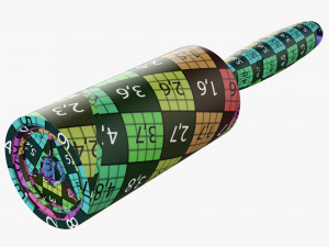 Sticky Paper Lint Roller Modelo 3D