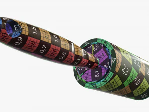 Sticky Paper Lint Roller 3D Model