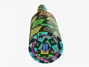 Sticky Paper Lint Roller 3D Model