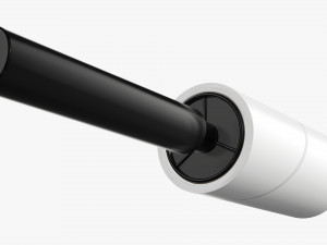 Sticky Paper Lint Roller 2 Model 3D