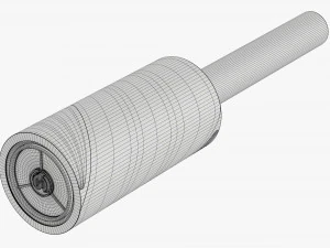 Sticky Paper Lint Roller 2 3D Model