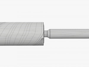 Sticky Paper Lint Roller 2 Model 3D