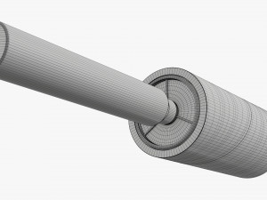 Sticky Paper Lint Roller 2 Model 3D