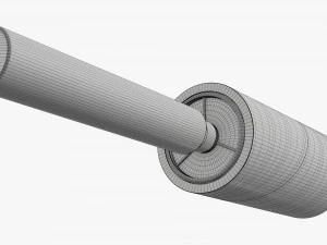 Sticky Paper Lint Roller 2 3D Model