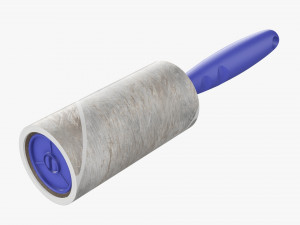 Sticky Paper Lint Roller Dirty Modelo 3D