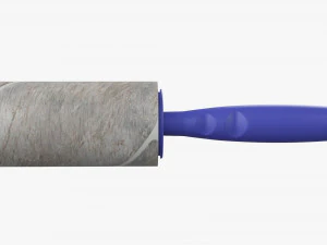 Sticky Paper Lint Roller Dirty 3D Model