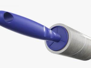 Sticky Paper Lint Roller Dirty 3D Model