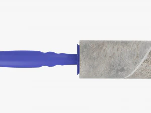Sticky Paper Lint Roller Dirty 3D Model