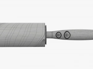 Sticky Paper Lint Roller Dirty 3D Model