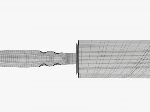 Sticky Paper Lint Roller Dirty 3D Model