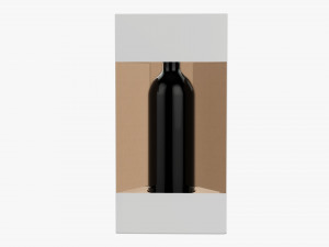 Wine Box With Window Modelo 3D