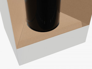 Wine Box With Window Modelo 3D