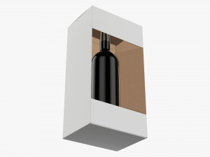 Wine Box With Window Modelo 3D