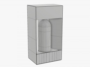 Wine Box With Window Modelo 3D