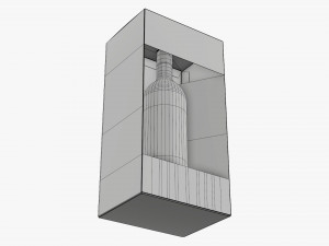Wine Box With Window Modelo 3D