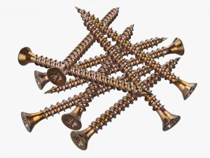 Wkręty do drewna 02 Model 3D