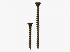 Wood Screws 03 Modelo 3D