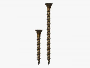 Tornillos para madera 03 Modelo 3D