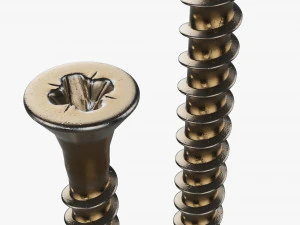 Tornillos para madera 03 Modelo 3D