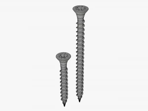 Tornillos para madera 03 Modelo 3D