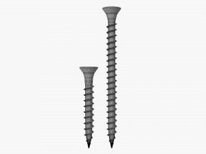 Wood Screws 03 Modelo 3D