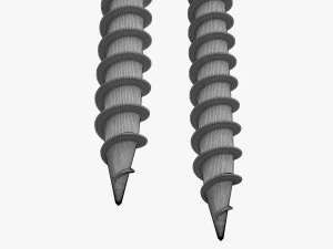 Tornillos para madera 03 Modelo 3D