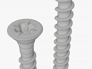 Tornillos para madera 03 Modelo 3D