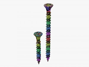 Wood Screws 03 Modelo 3D