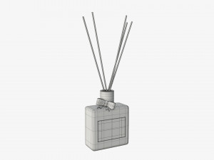 Air refresher bottle with sticks 01 3D-Modell
