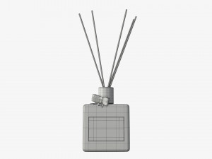 Air refresher bottle with sticks 01 3D-Modell