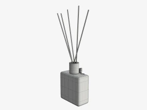 Frasco refrescante de ar com palitos 01 Modelo 3D