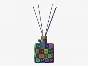 Air refresher bottle with sticks 01 3D-Modell