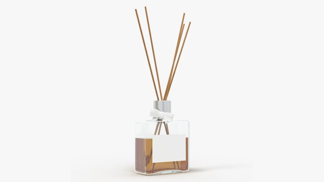 Air refresher bottle with sticks 01 3D-Modell .c4d .max .obj .3ds .fbx .stl .blend 