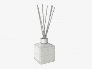 Air refresher bottle with sticks 03 Modelo 3D