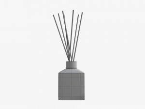 Air refresher bottle with sticks 03 Modelo 3D