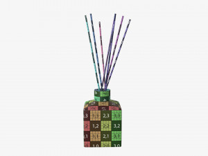 Air refresher bottle with sticks 03 Modelo 3D