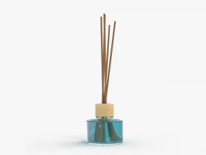 Air refresher bottle with sticks 04 3D Model